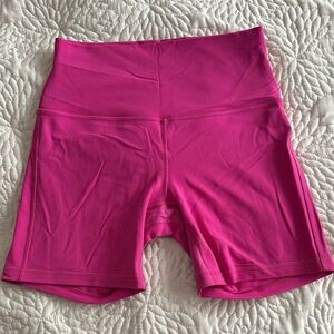 Lululemon Athletica Women's Pink Bike Shorts